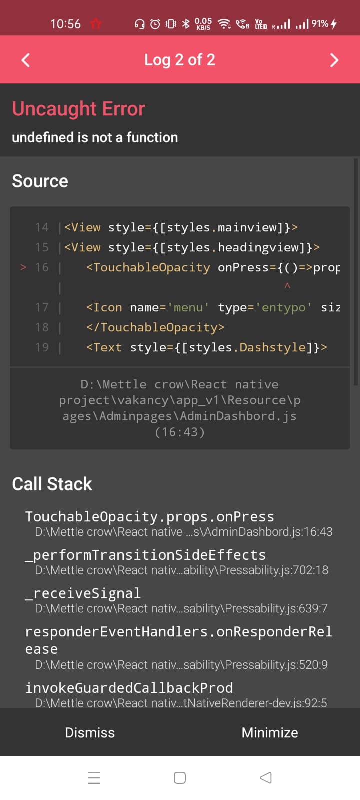 reactjs ERROR TypeError undefined is not a function, js engine hermes Stack Overflow