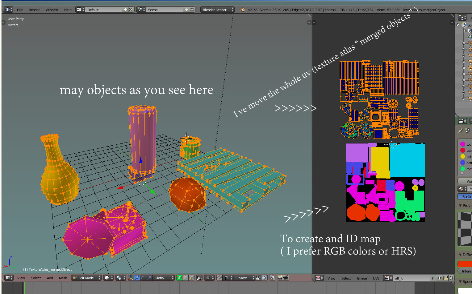 texturing Texture atlasing in blender to substance painter? Blender