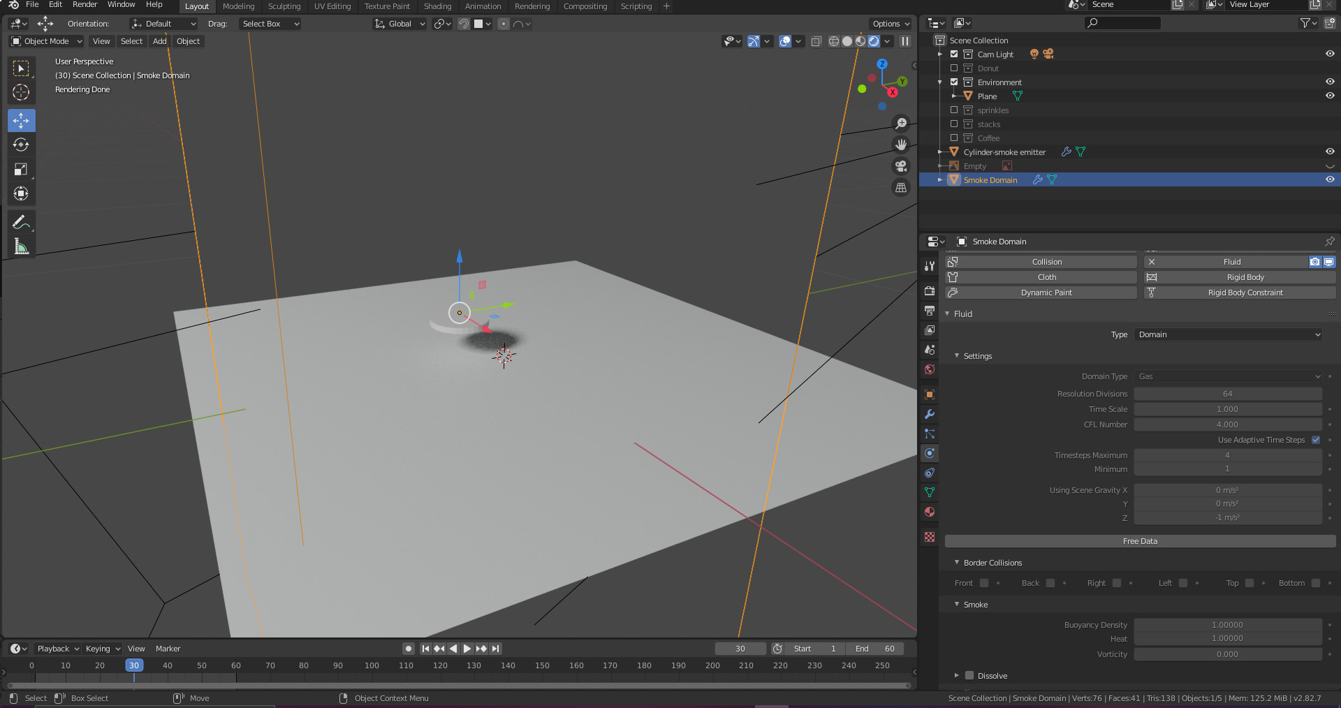rendering Blender 2.82 Smoke/fire not working in a specific file