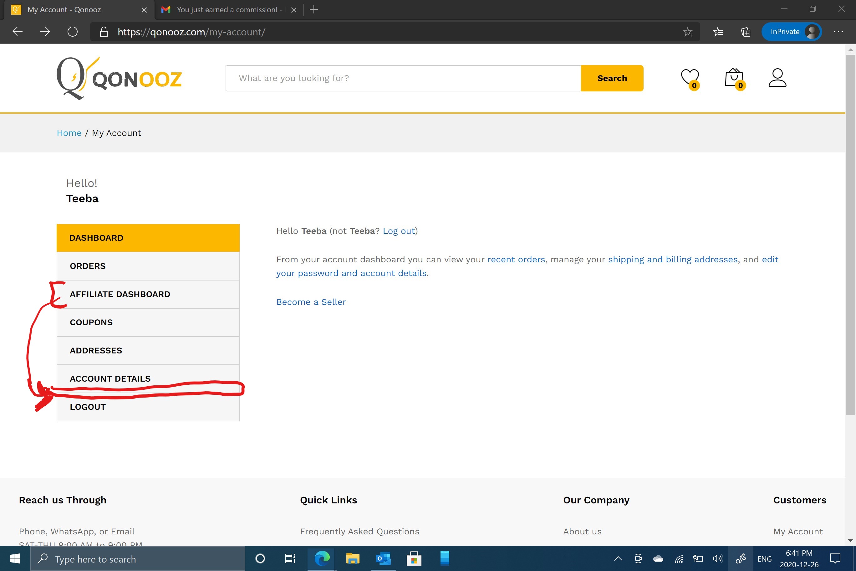 wordpress How can i rearrange the menus in MyAccount Page of