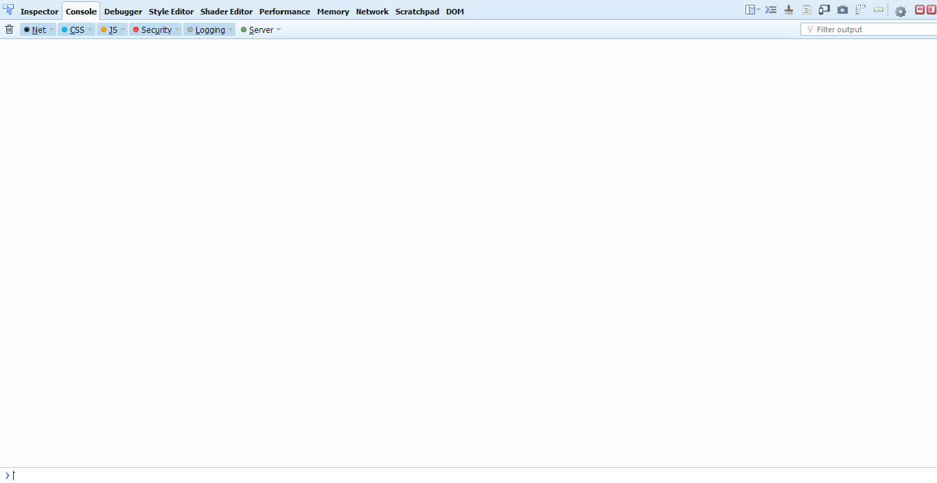 How to activate multiline command line in Firefox DevTools? Stack