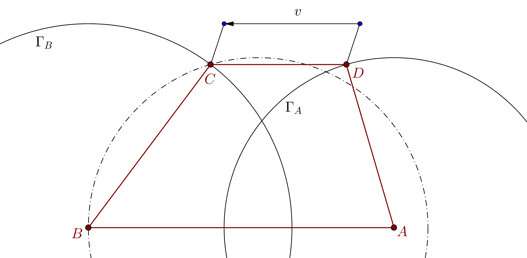 geometry Is it possible to draw trapezoid by compass and straightedge if 4 sides given
