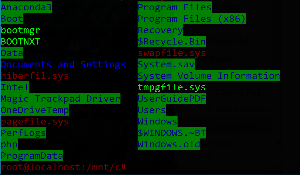 Bash on Ubuntu on Windows Can't change (some) directory colors Super
