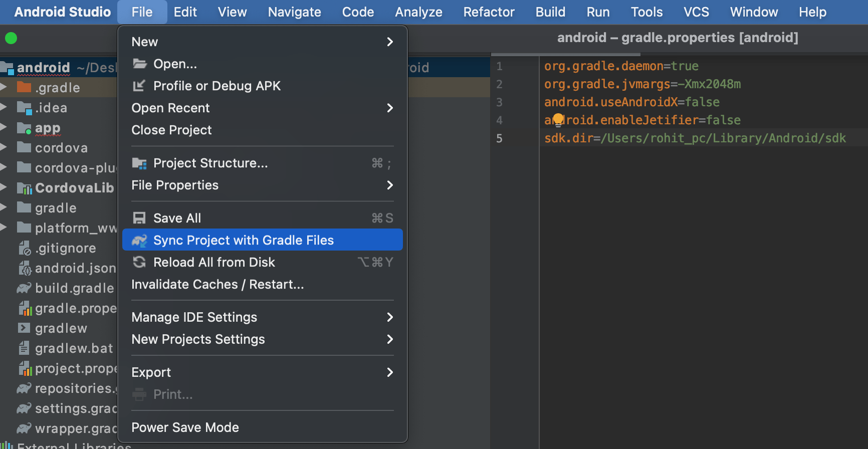 cordova Unable to determine Android SDK Stack Overflow