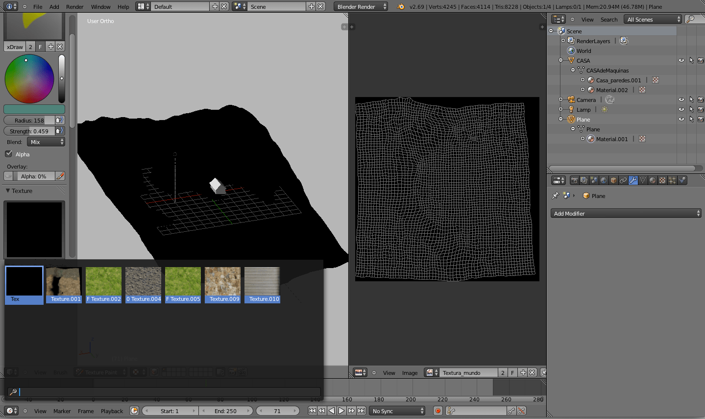texturing Why did the texture I painted in texture paint mode