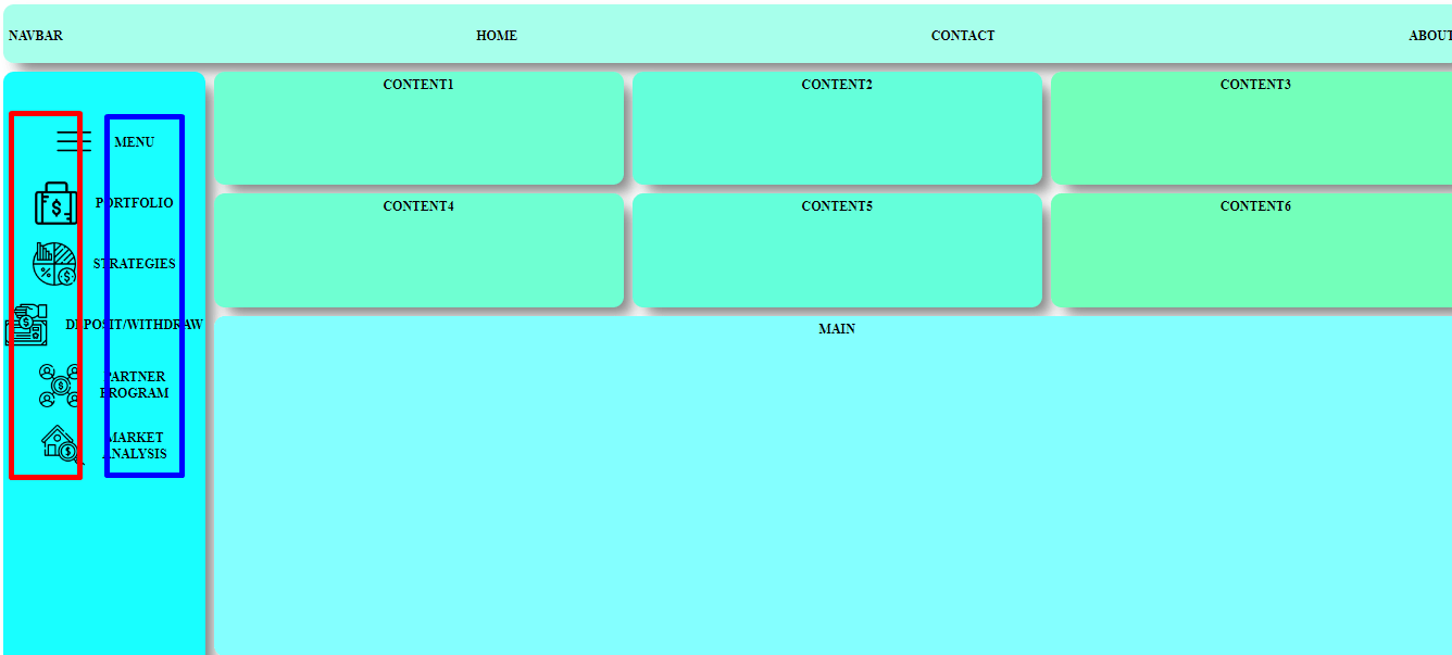 html CSS Grid Responsive sidebar alignment Stack Overflow