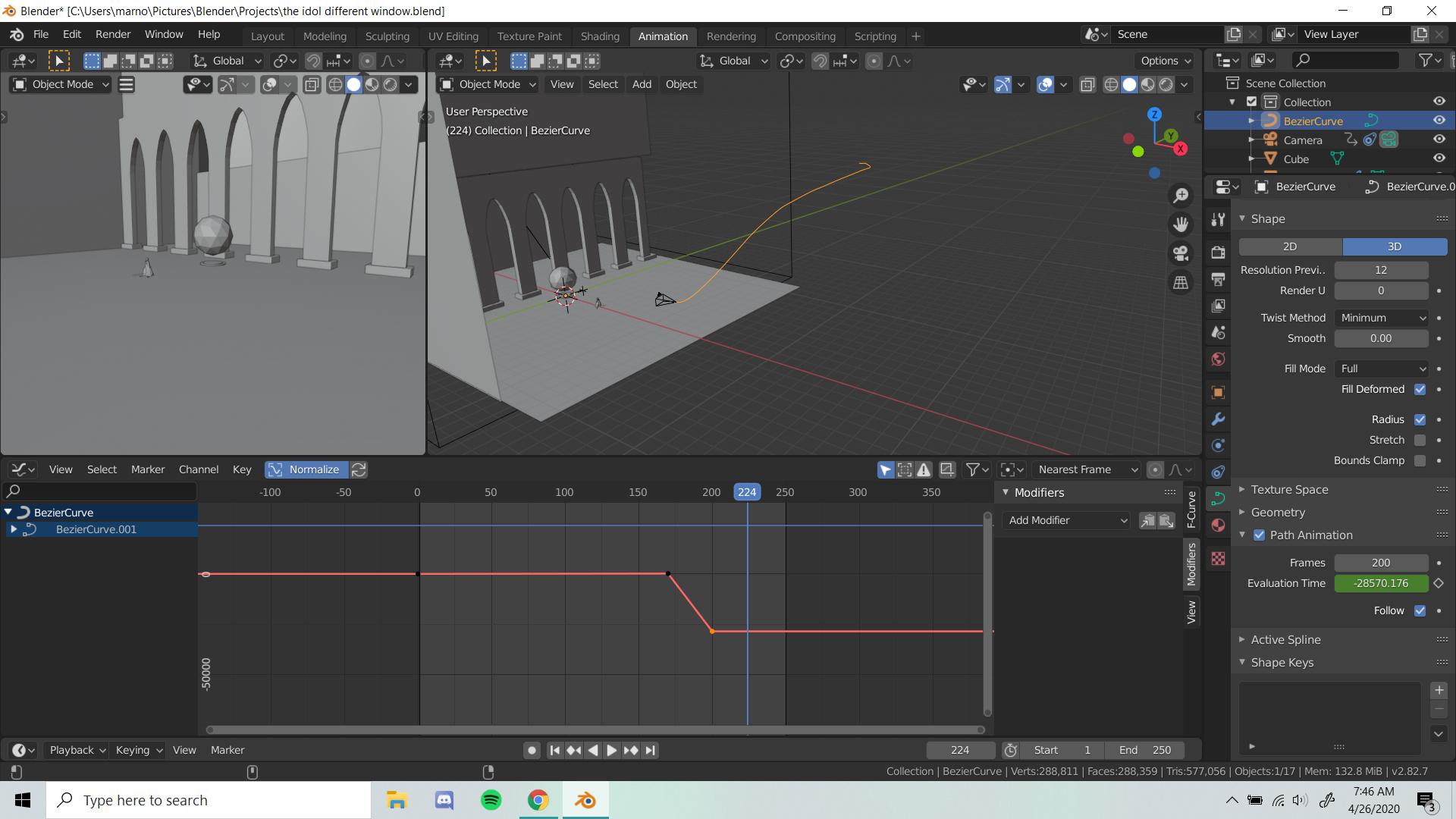 animation Can't edit speed of camera with keyframes Blender Stack