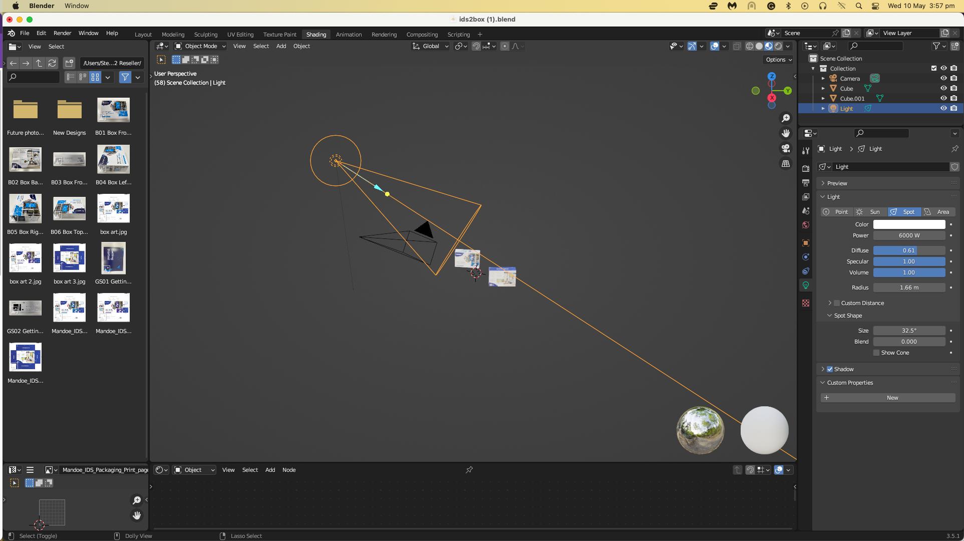 lighting How to move the light source position while in the Shading tab Blender Stack Exchange