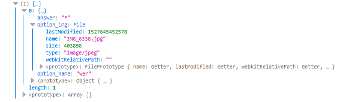 json Django get data from array of objects sent by ajax formdata