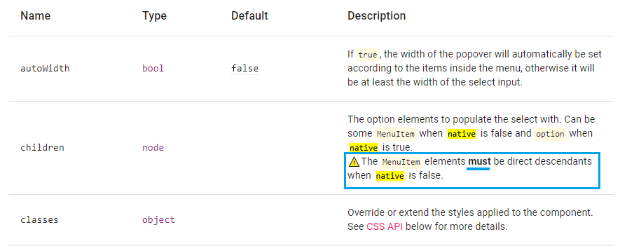 reactjs Trying to select menuItems in a seperate component how to