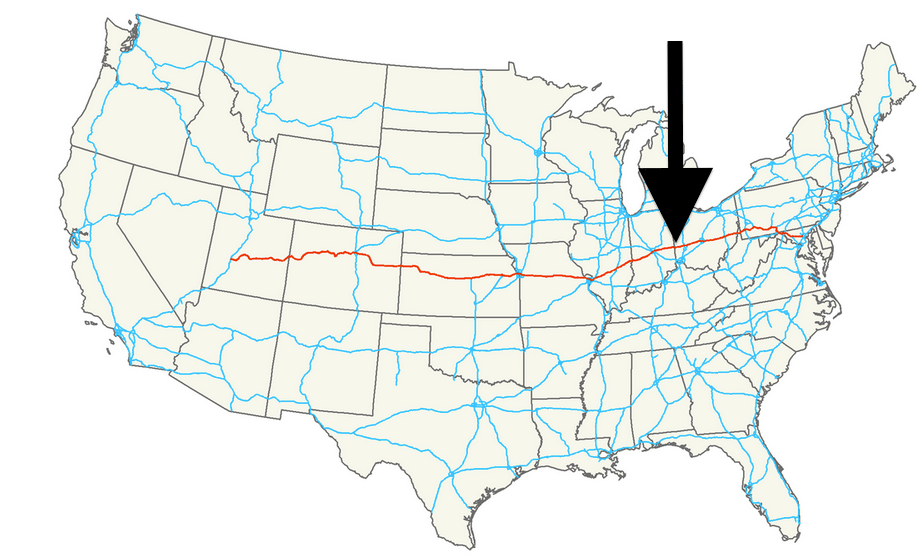Learn English What does “east of the Indiana/Ohio border” mean Love