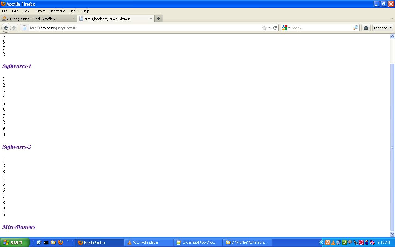 scroll how to disable autoscrolling to top using jquery? Stack Overflow