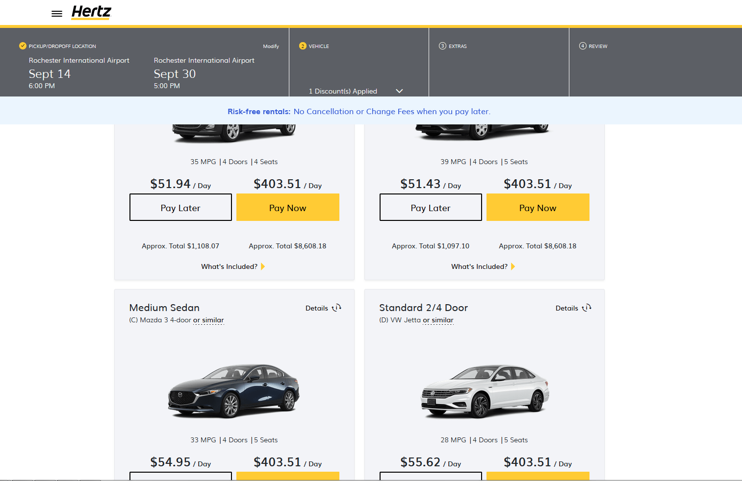 Car rental Why is "Pay Now" more expensive? Travel Stack Exchange