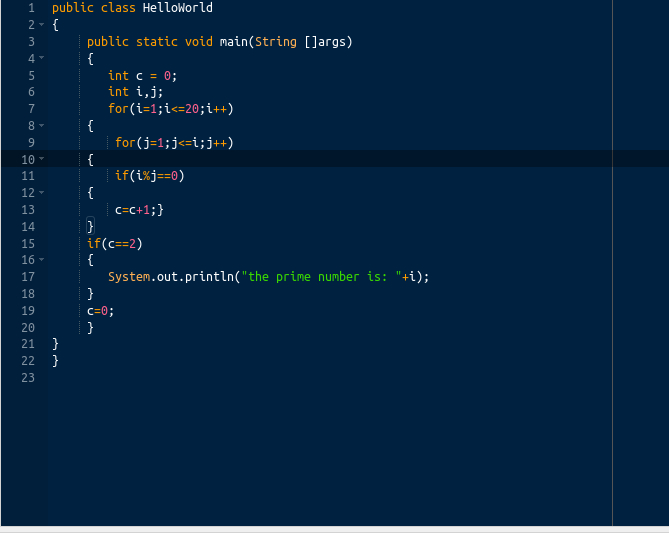 Why does this simple java program for primes doesn't count 1 Stack