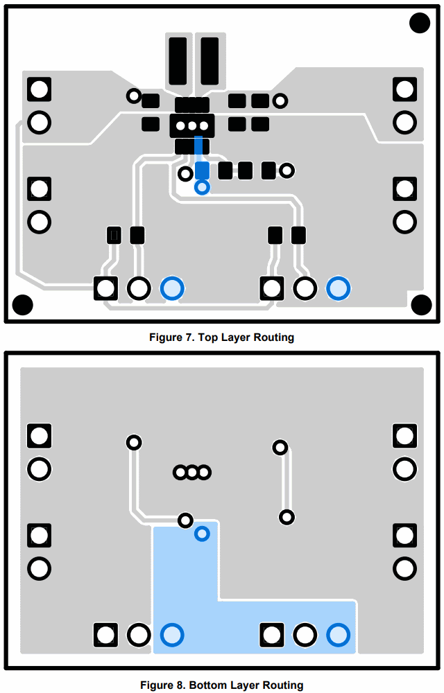 Why do buck converter example circuits tie both the input and output