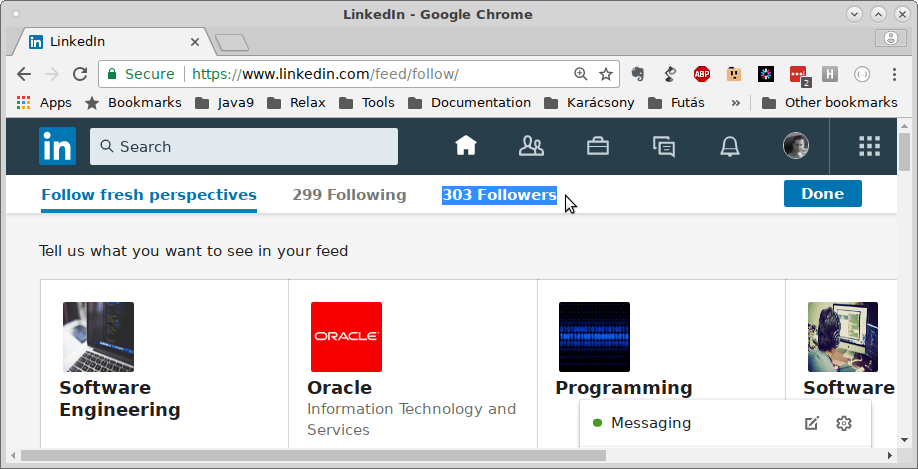 How do I extract followers count from LinkedIn Stack Overflow