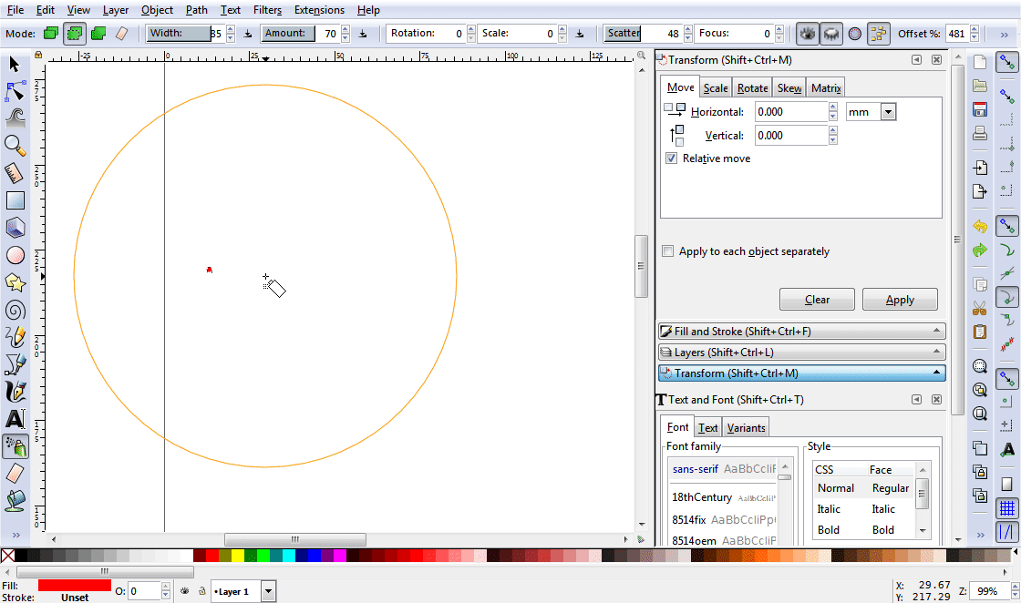 Inkscape Creating And Using Paths Create Polygon Tutorial Images