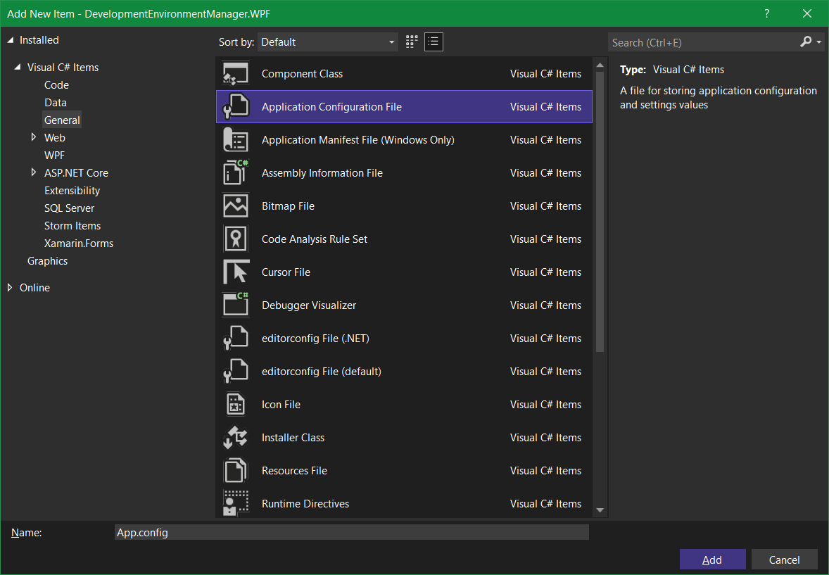 c How to use a App.config file in WPF applications? Stack Overflow