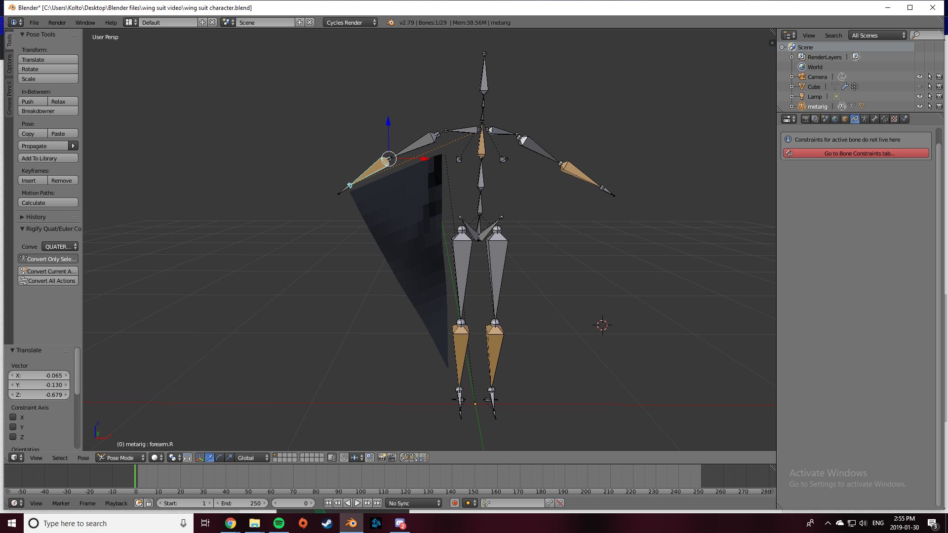 rigging Cloth wont stay attached to armature Blender Stack Exchange