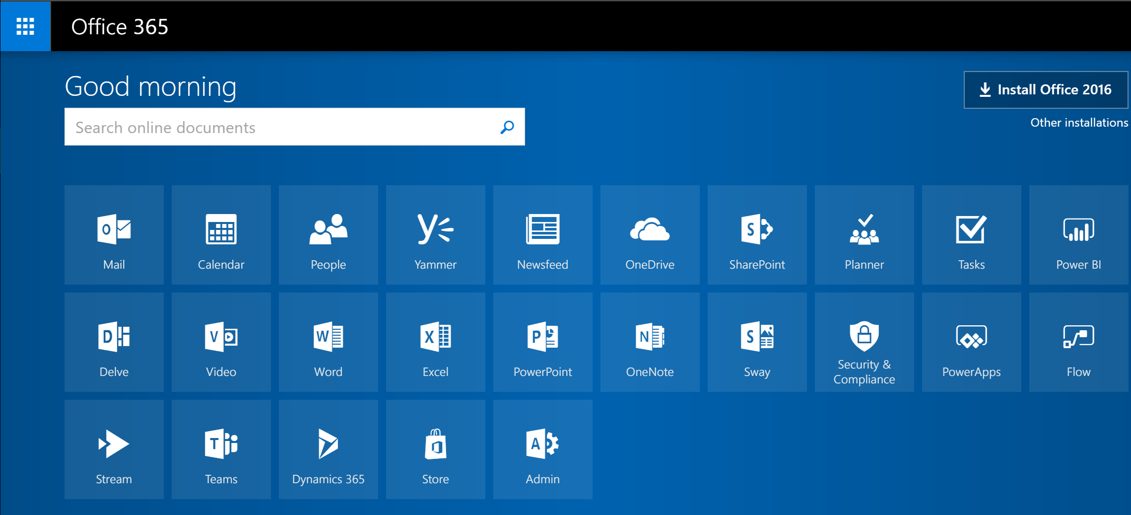 Why are the Office 365 homepage app icons monochrome Valuable Tech Notes