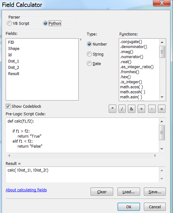 arcmap How to perform If Statement in Field Calculator of ArcGIS for