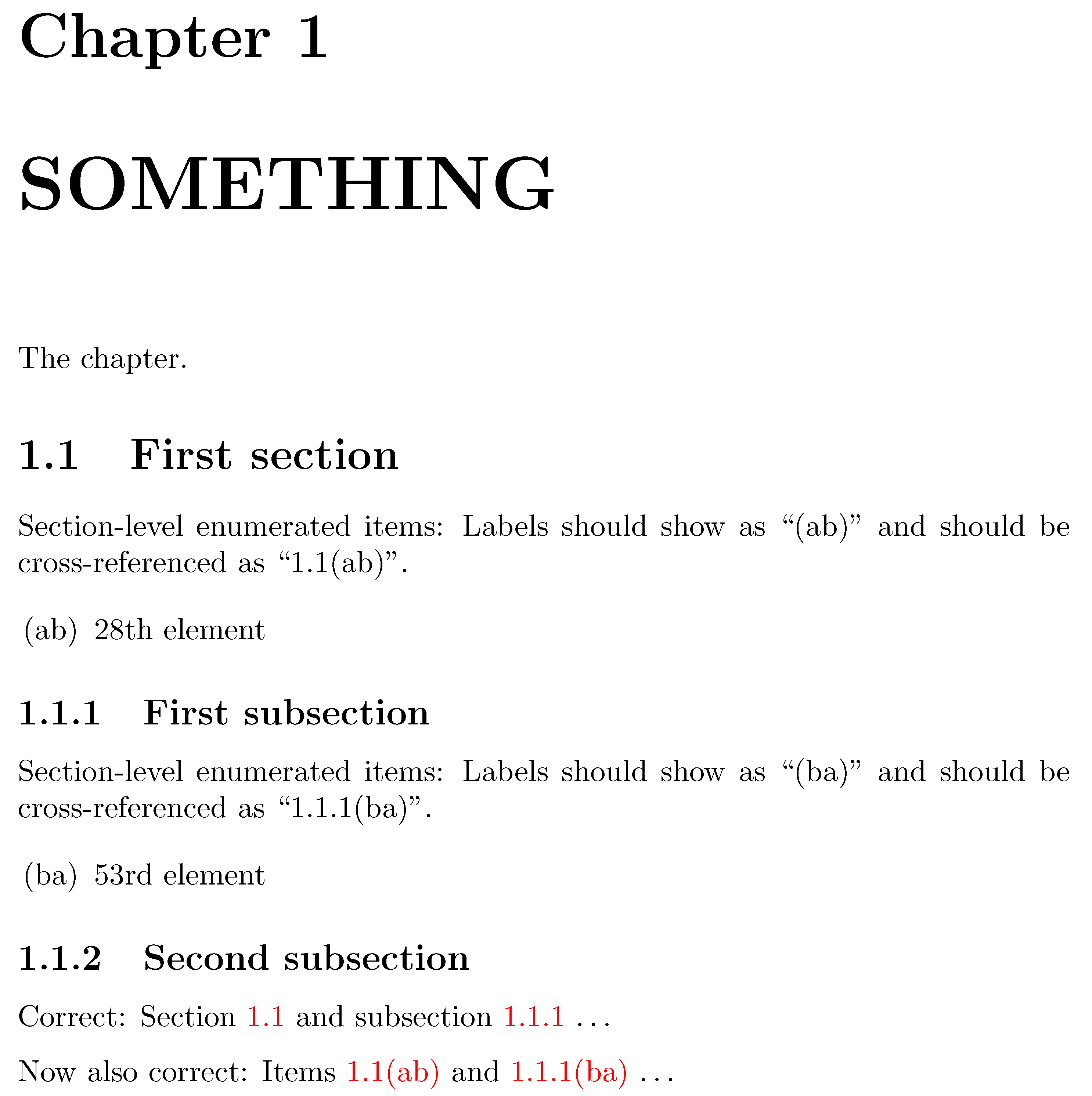 cross referencing \ref and \nameref with alpha enumerated items TeX