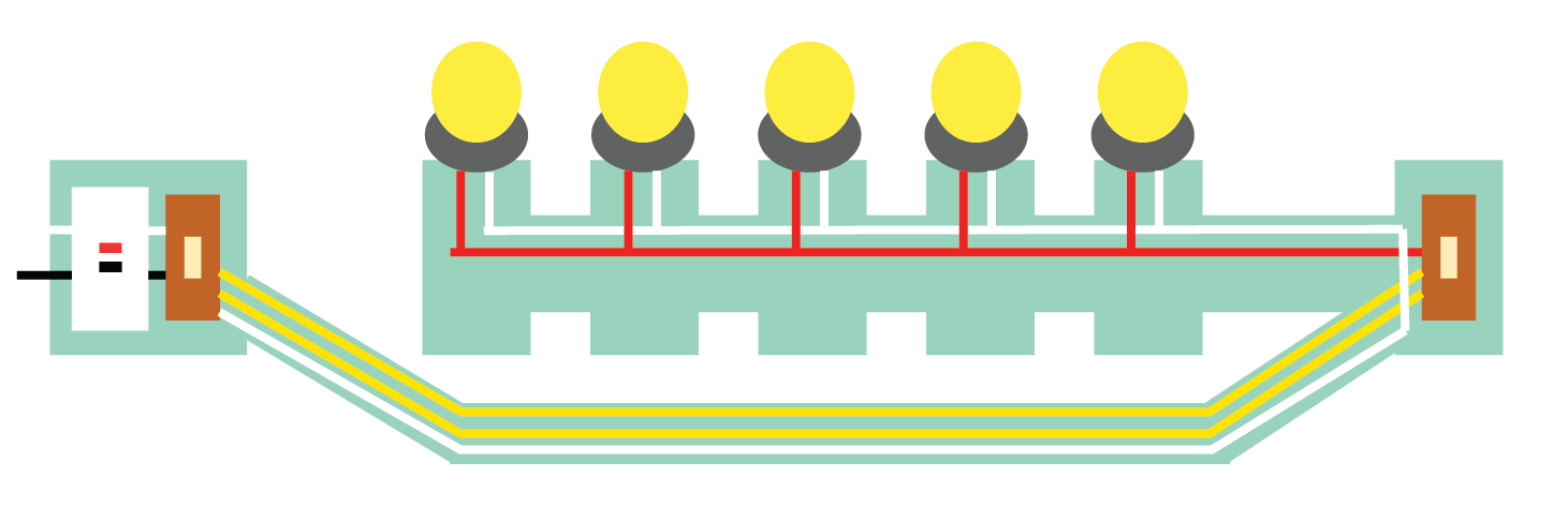 multiway switch - Multiple outlets between two 3 way switches - Home