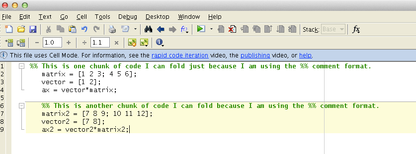 r rstudio code folding like in matlab GUI Stack Overflow