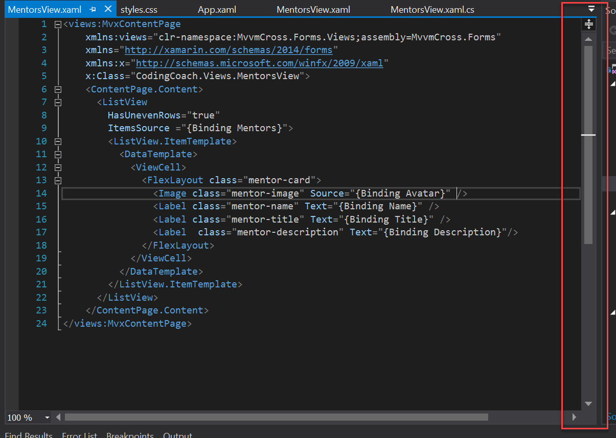 XAML preview not working on Visual Studio 2017 Xamarin.Forms app with mvvmcross Stack Overflow