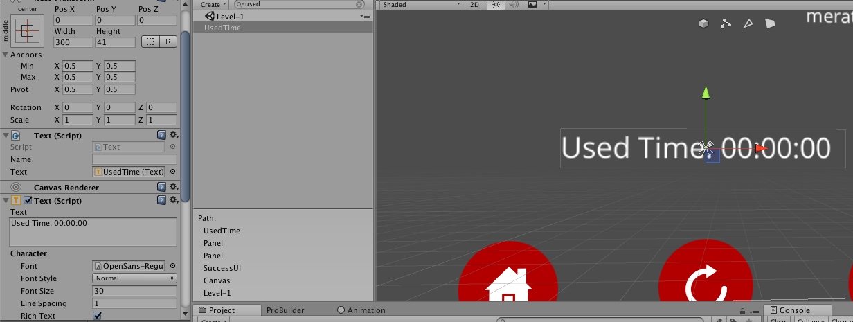 c In unity, how to set Text height to make sure at least show one