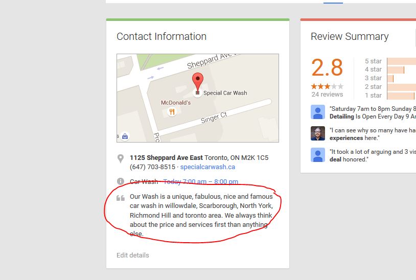 Retrieve contact/place detail using google place api with C