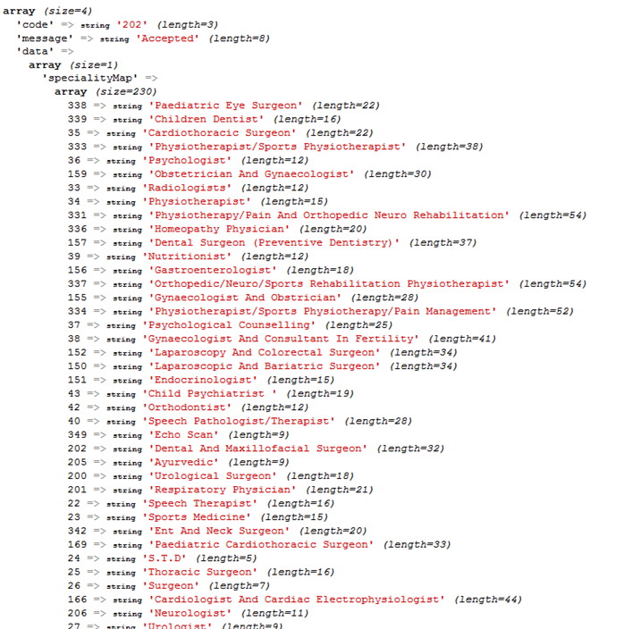 php I am getting data from api using curl as a json object it is