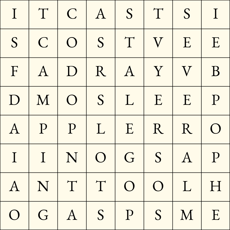 crosswords CrossWordSearch 2 Puzzling Stack Exchange
