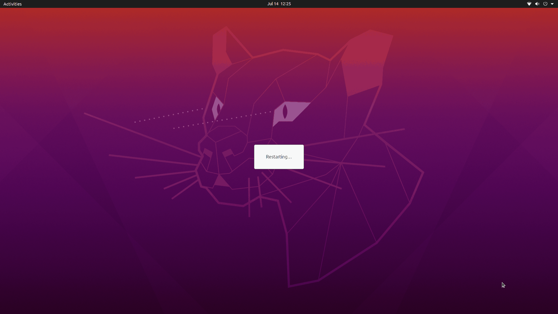 Is there an exact command for restarting GNOME Shell in Ubuntu 20.04