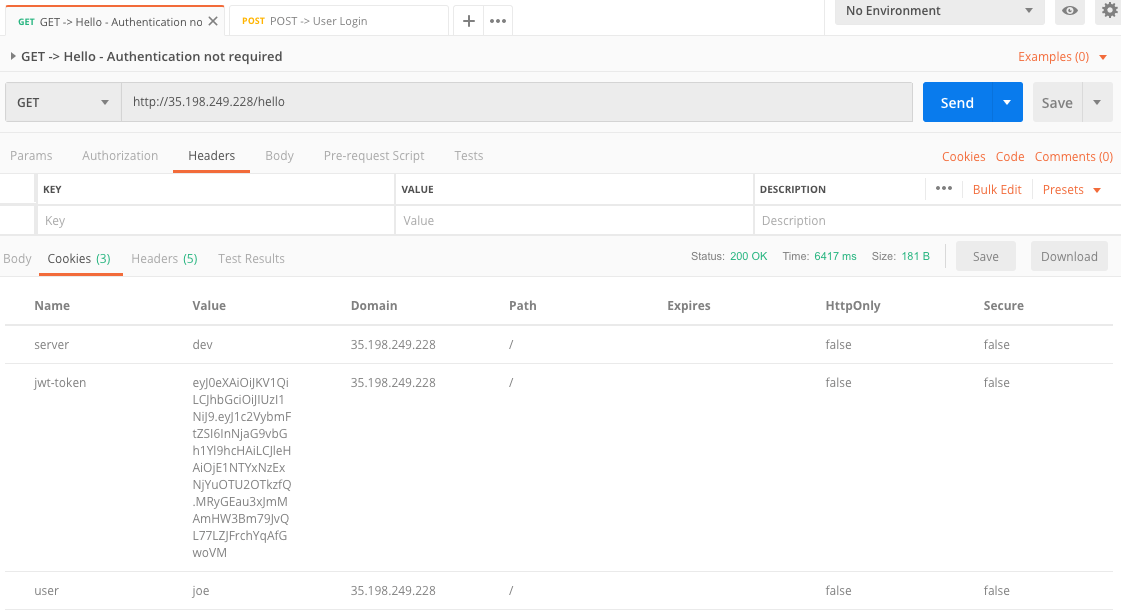 networking Istio Virtual Service match uri and cookie