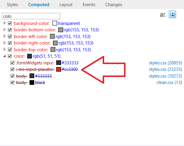 html Placeholder color does not take effect in IE Stack Overflow