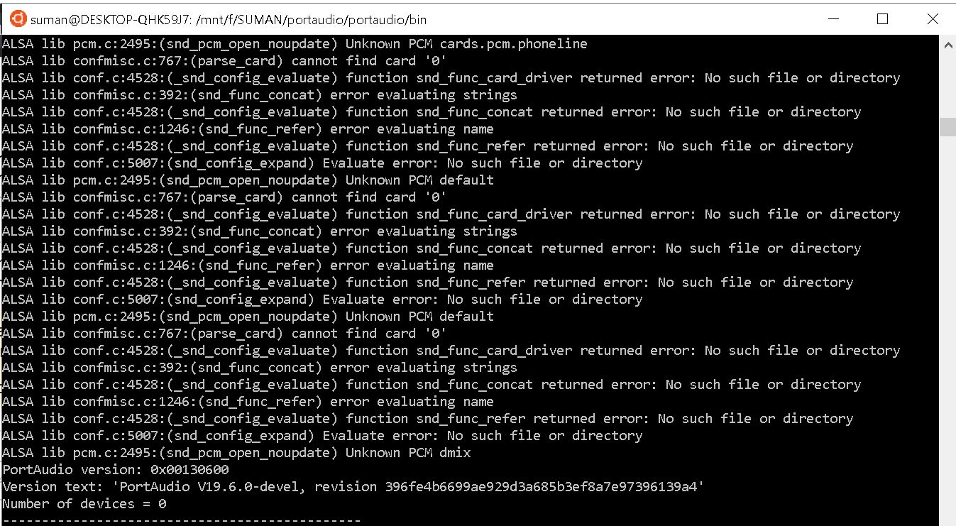sound How can I work with Portaudio in WSL in windows 10? Ask Ubuntu