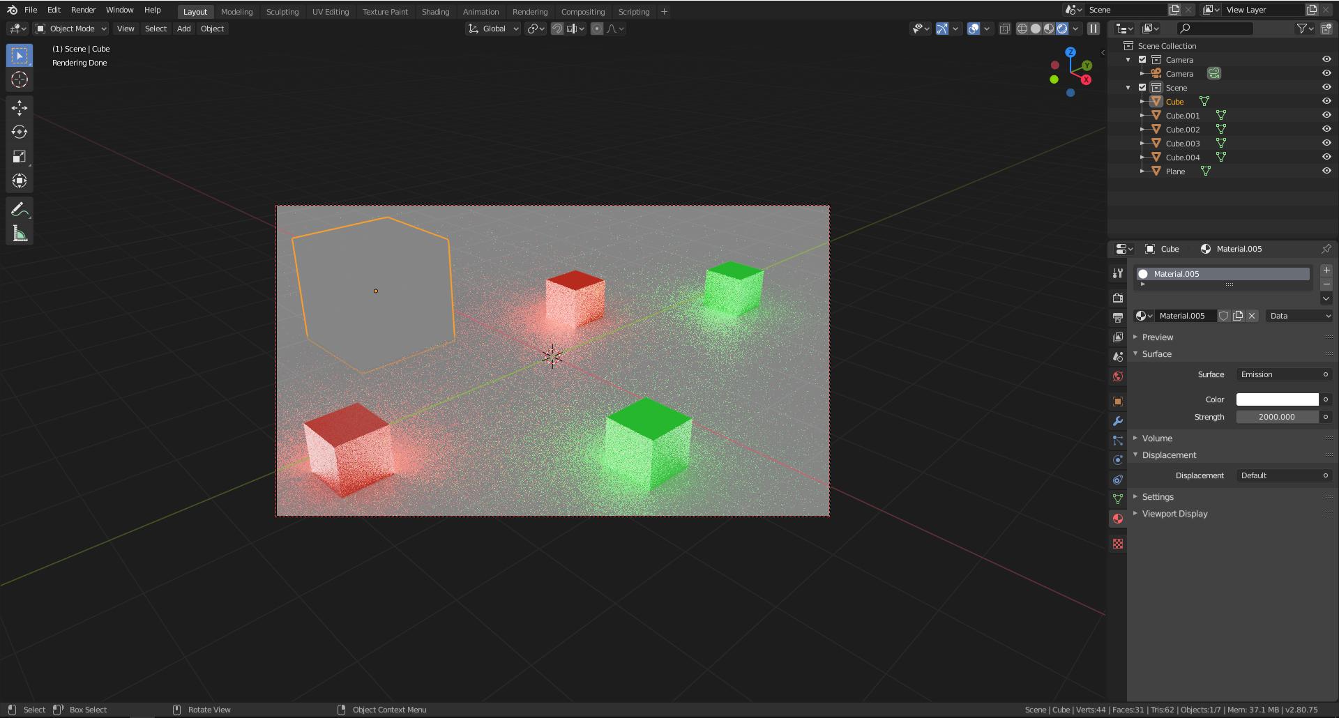 cycles render engine Blender 2.8 Lighting not rendering properly