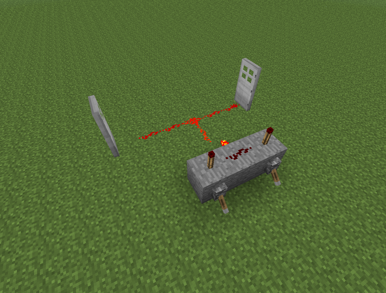 minecraft Redstone door lock (memory cell) Arqade