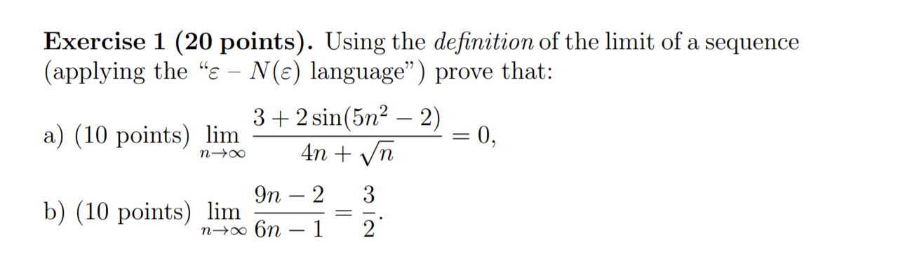 Calculus help on limits (epsilon delta) Mathematics Stack Exchange