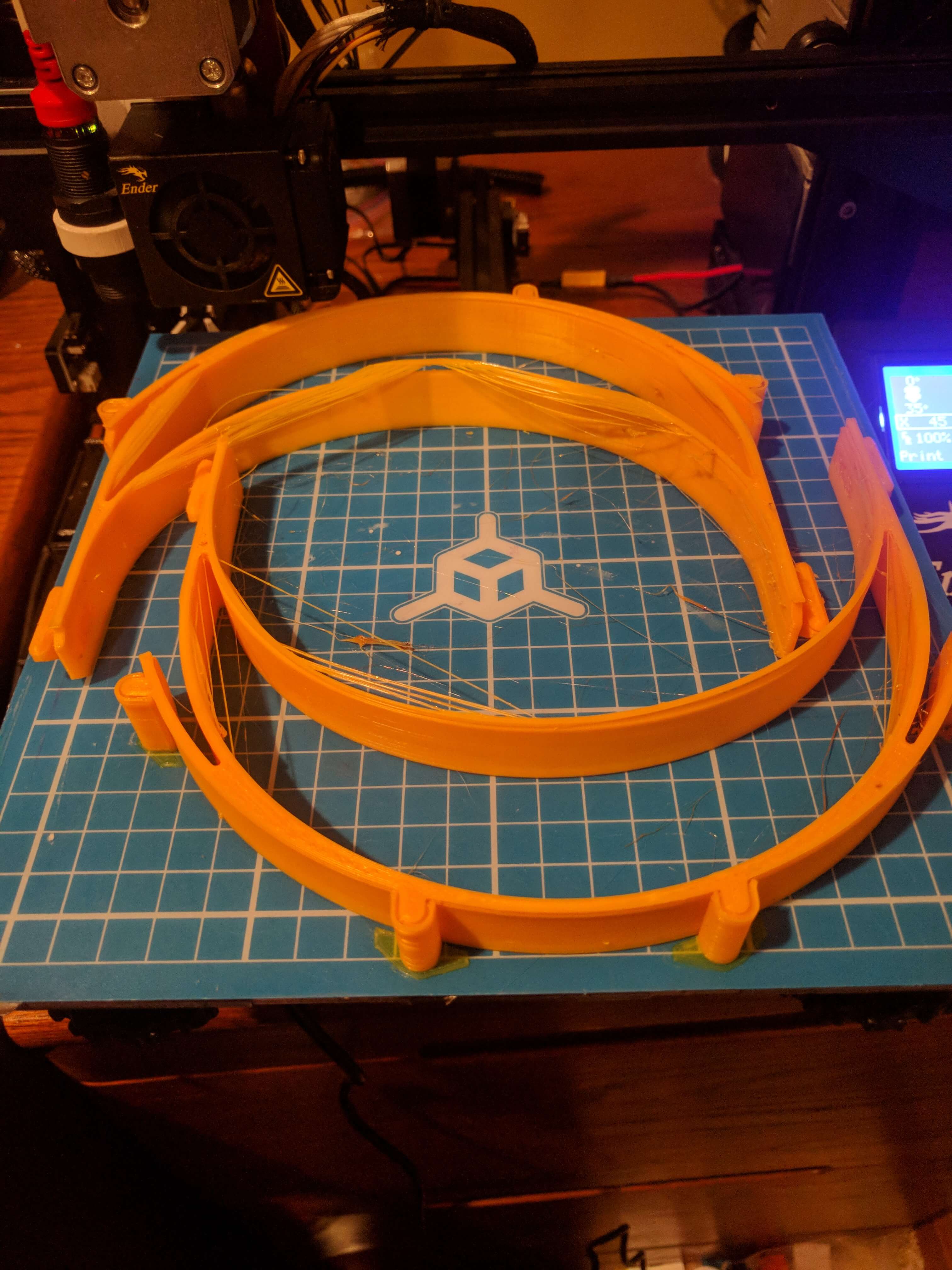creality ender 3 Strange stringinglike activity when printing face