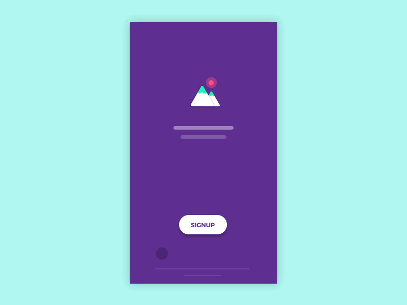 android Material Design Login with transition animation