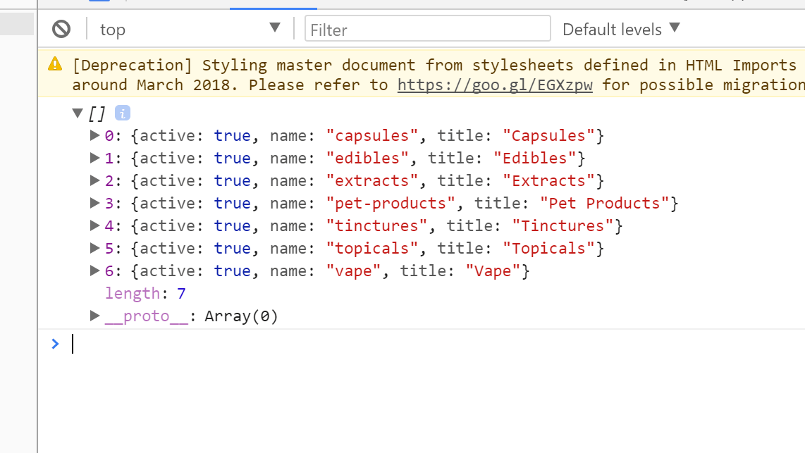 javascript Array of Empty Objects vs Array of Objects Firebase and