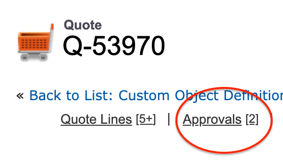 How do I check Approvals != null in formula field on Quote object in