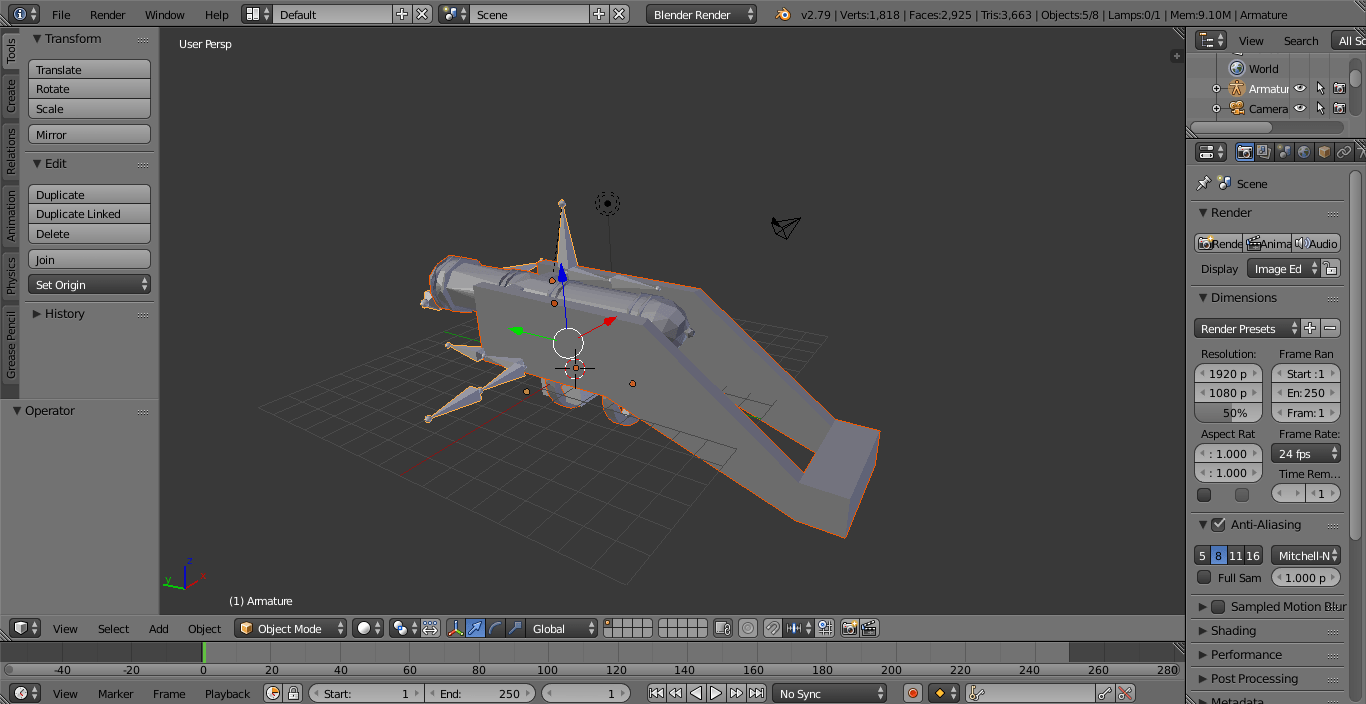 .fbx How to export multiple objects in one blender file into one FBX