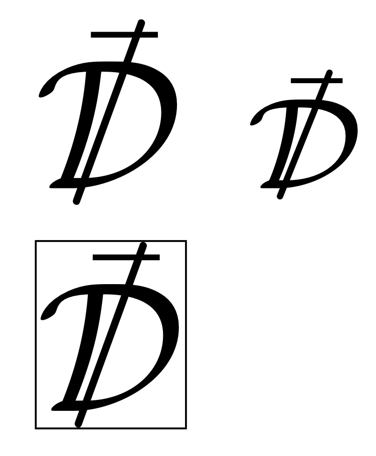 math mode How to write this variant of Dirac slashed derivative? TeX LaTeX Stack Exchange