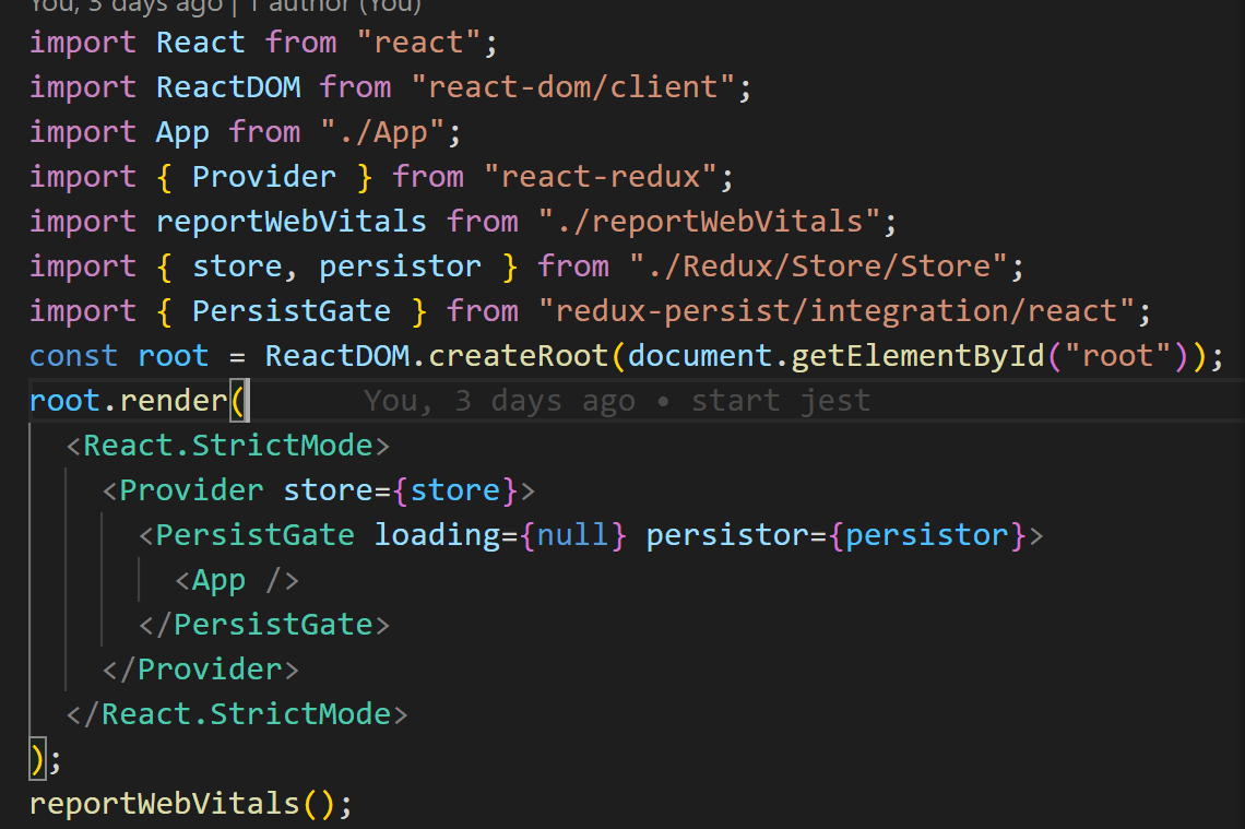 reactjs Getting redux state error while testing component in react