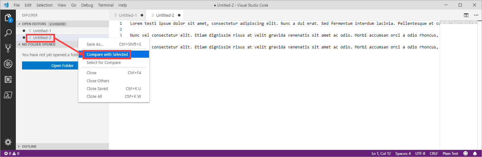 Visual studio code compare folders kesilled