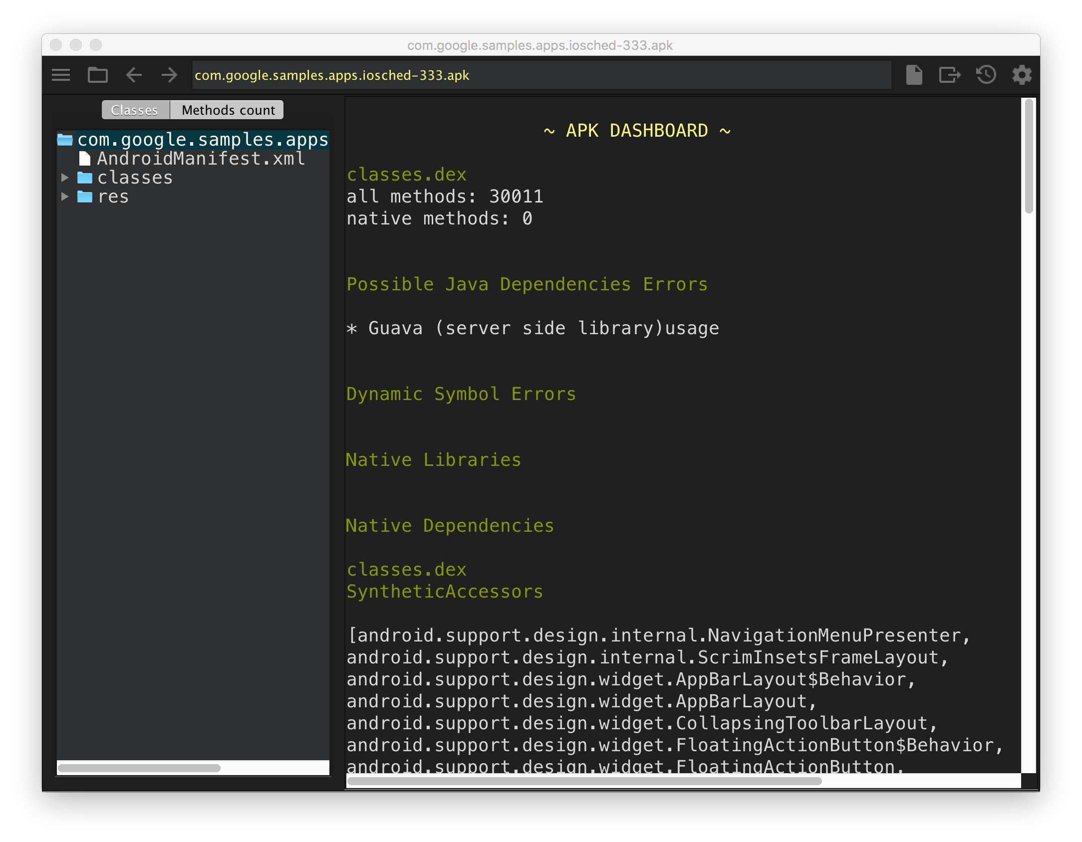 [android] How to view AndroidManifest.xml from APK file? SyntaxFix