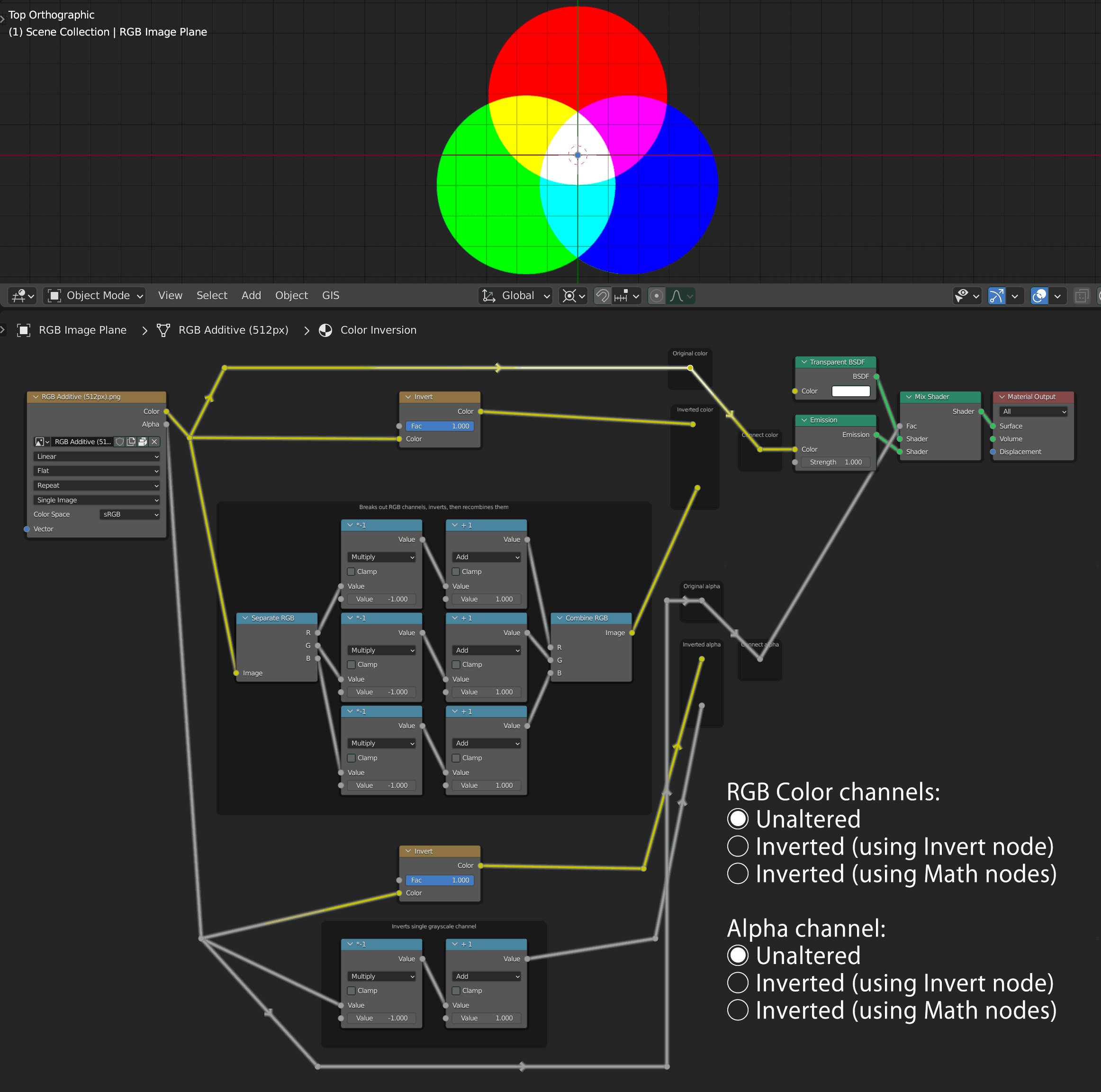 How to invert a value in animation nodes? Blender Stack Exchange